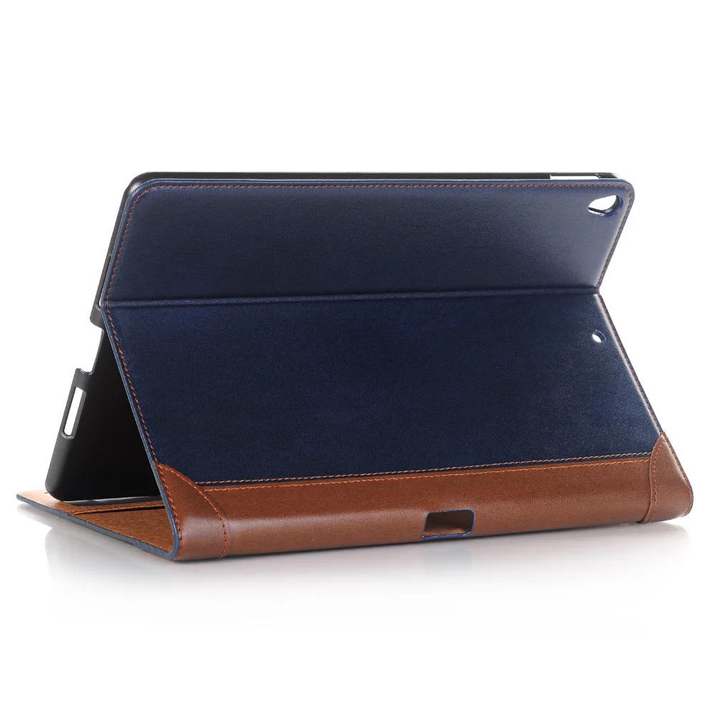 Новый Гладкий Обложка Книги Держателя Карты Folio Stand искусственная кожа Магнитные Смарт сна принципиально чехол для Apple iPad Pro 10.5 10.5 "Планшеты