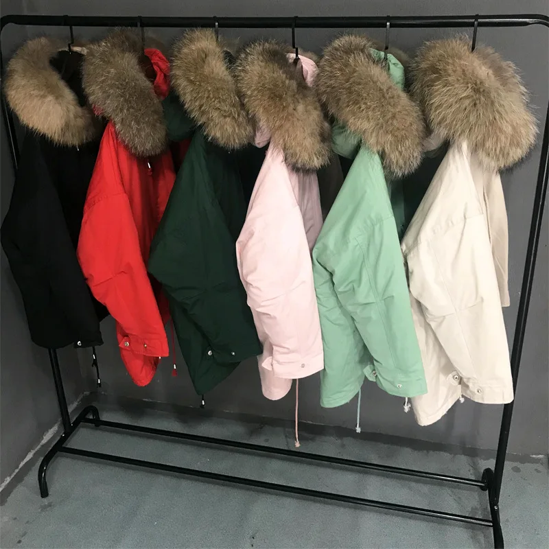 

Oversized Coats Hooded Fur Collar Winter Jacket Women Thick Cotton Military Jacket Coat Chaqueta Mujer BF Style Long Parka C4802