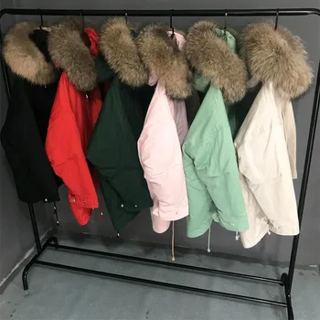 

Oversized Coats Hooded Fur Collar Winter Jacket Women Thick Cotton Military Jacket Coat Chaqueta Mujer BF Style Long Parka C4802