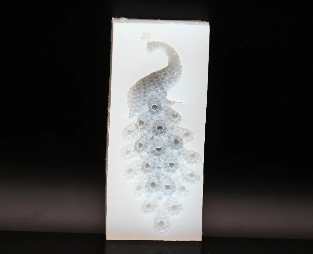 1 шт. форма павлина силиконовая смола форма для жидкости Подвески для ювелирные подвески для самостоятельного изготовления ювелирных изделий