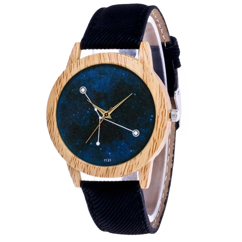 

The Dial Is A Temperament Ladies Watch With A Dot On The Characteristic Wood Grain Table Women's Watches Bayan Kol Saaty @50