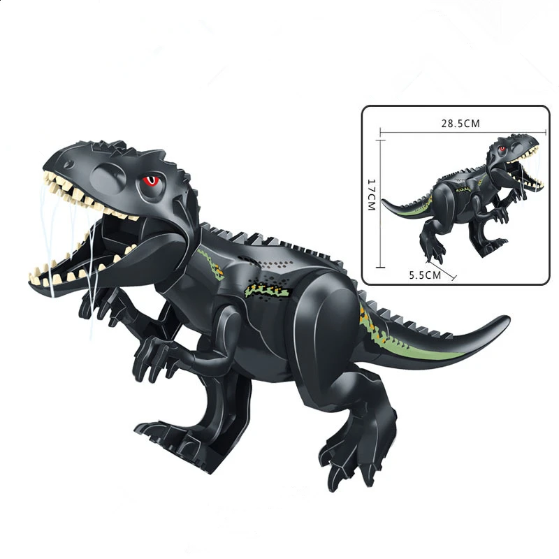 Assemble Building Blocks Models Toys Jurassic Dinosaurs World Pterosaurs Rex Figures Bricks for Kids Compatible Legoing Friends