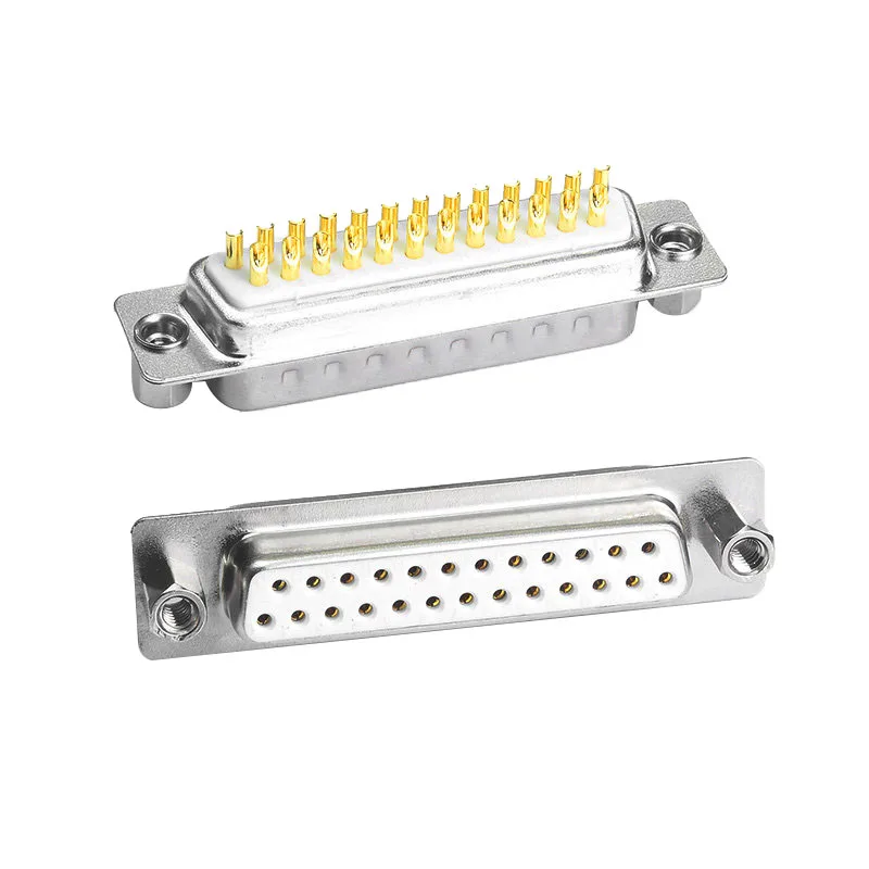 

DB25 Plug 2 Row 25 Pin Welding Head Serial Port Parallel Male Connector D Type High Current Connector
