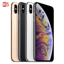 Original Apple iPhone XS Max 64gb/256gb Face ID 6.5 inch OLED Big Screen 4G Lte Apple Hexa Core Dual 12MP iOS12 Smart Phone