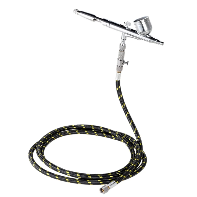 

Professional Gravity Feed Double Action Airbrush Set With Hose For Art Painting Manicure Spray Model Air Brush Nail Tool