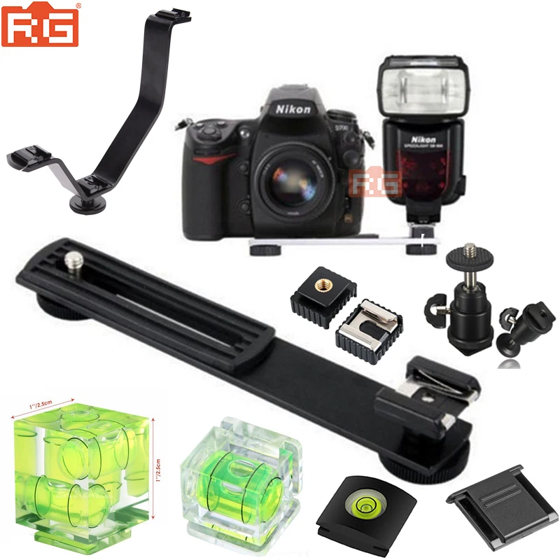 

Flash Hot Shoe Digital Camera ARMS Bracket/Hot Shoe Spirit Level for LED Flash Camera DSLR Camera Photography Accessories
