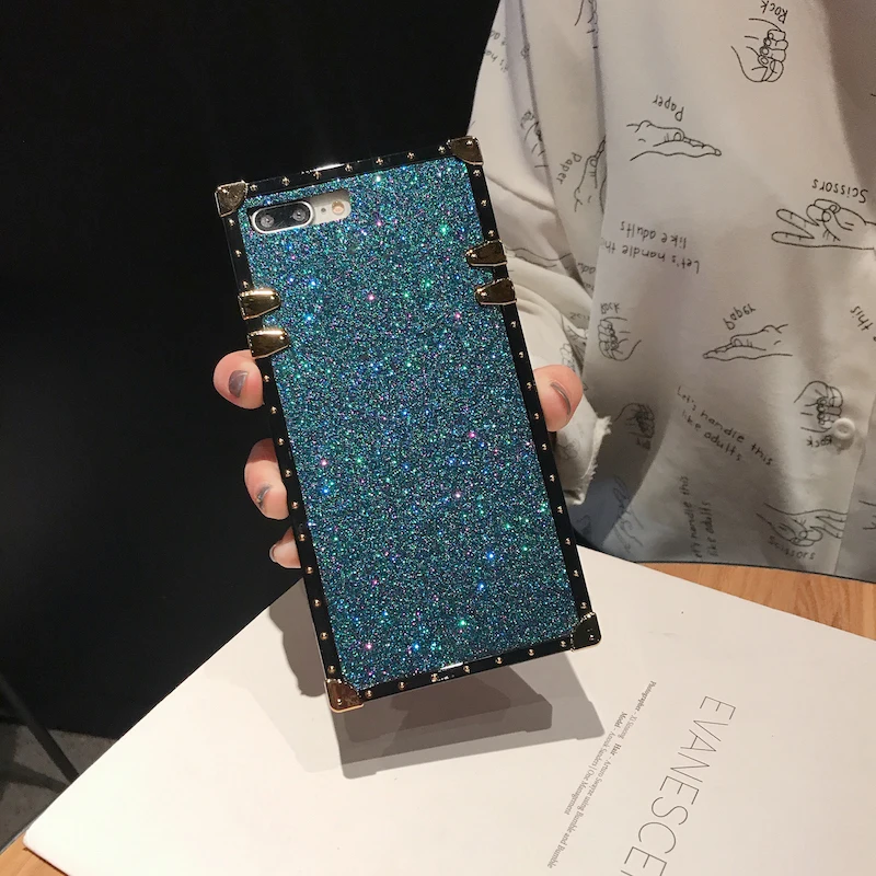 Квадратный блестящий чехол для телефона OPPO A7X F9 A83 A79 A75 A73 A59 A57 A39 R9 R9S R11 R11S PLUS R17 PRO| |