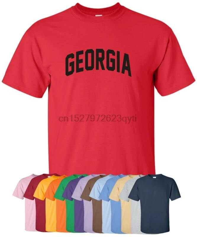 

New Georgia T-Shirt in S-4XL 30+ Colorse peach state bulldogs yellow jackets