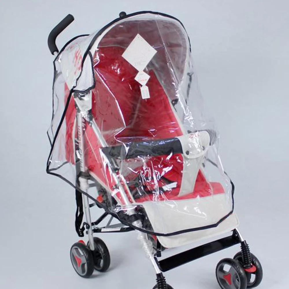 

Baby Stroller Cover Universal Waterproof Rain CoverWind Dust Shield Zipper Open Newborn Baby Carriages Stroller Accessories