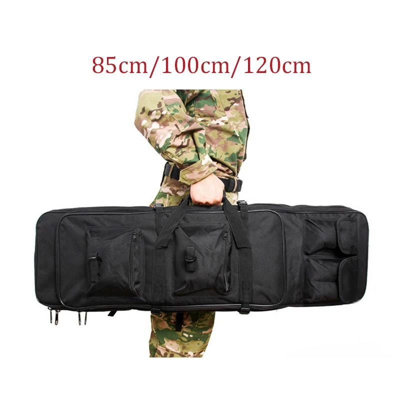 120CM Tactical Rifle Cases Gun Bags with Shoulder Strap Hunting 120cm Backpack Rainproof|gun bag 120cm|hunting rifle bagshoulder gun strap |