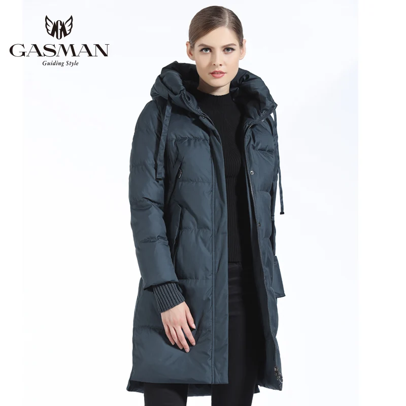 GASMAN 2018 Winter Women Bio Down Parka Brand Female Long Winter Coat For Women Hooded Down Fashion Jacket New Winter Collection GASMAN 2018 Winter Women Bio Down Parka Brand Female Long Winter Coat For Women Hooded Down Fashion Jacket New Winter Collection