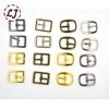 New 20pcs/lot 12mm width silver gun-black gold small Square round alloy metal shoes bags Belt  Buckles  DIY Accessory Sewing ► Photo 1/2