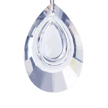 5 шт. Кристалл Витраж в форме каплевидной прозрачной красоты кулон фестиваль Декор подарок люстра лампа стеклянная подвесная часть домашний декор