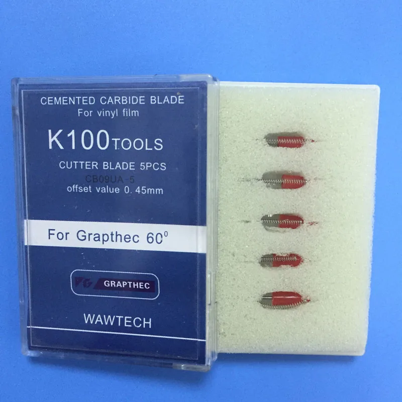 10pcs /lot Grapthec plotter knife cutting blade 60 degree carbide blade