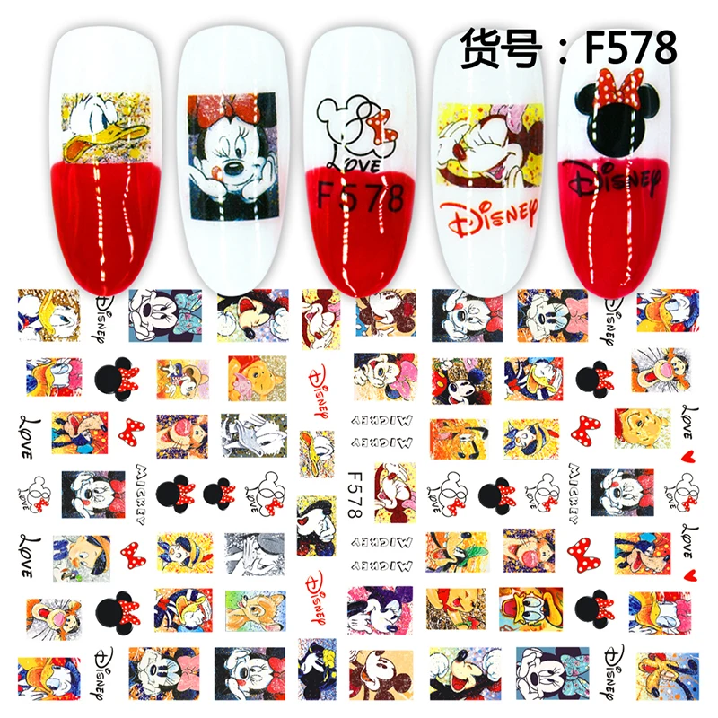 

10pcs/set 3D Embossed Nail Sticker Flower Fruit Cartoon Adhesive DIY Manicure Slider Nail Art Tips Decorations Decals