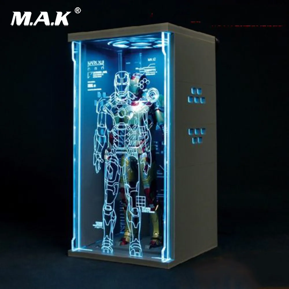 1/9 Scale Display box Acrylic Hall of Armor Dust free Box Fit 1/9 Iron