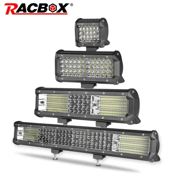 

4 7 12 17 20 inch LED 12 24V Off Road Slideable Qual Row Light Bar for 4WD ATV UTV Driving WorkLamp Extra Headlight Auto Lamp