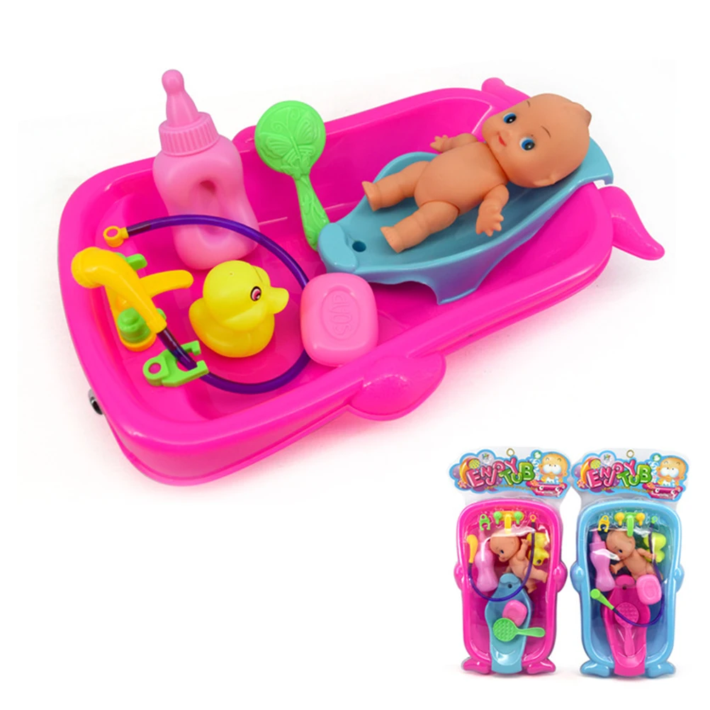 Cognitive Bathtub Floating Toy Bathroom Game Play Set Early Educational Newborn Gift Baby Bath