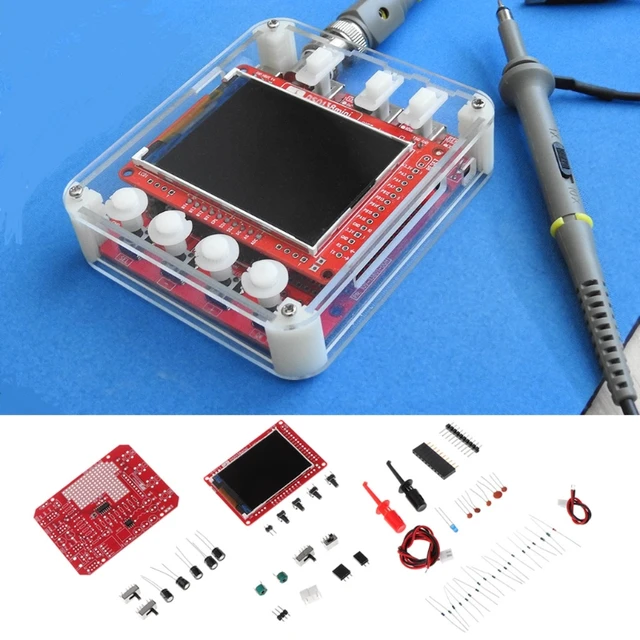 Special Price NEW DSO138mini 2.4' TFT digital oscilloscope kit with enclosure Electronic DIY learning kit Pocket-size original DSO138