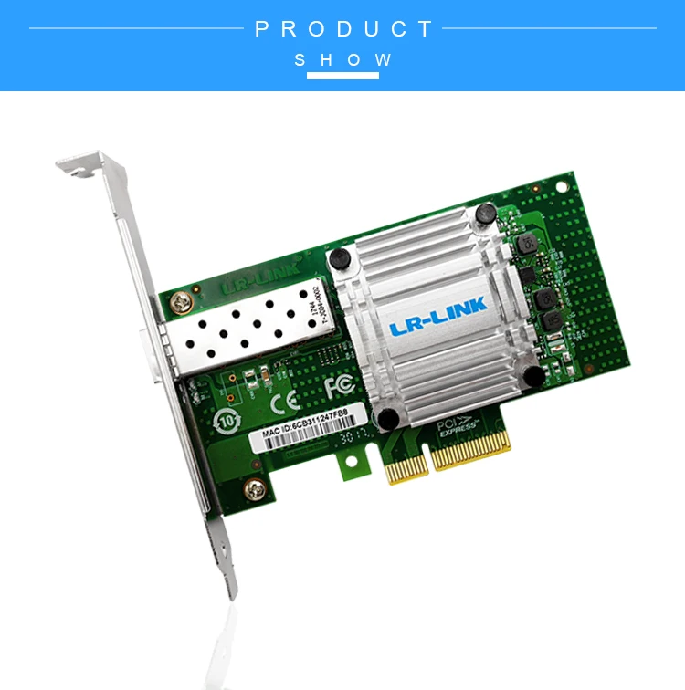 LR-LINK 6860AF-SFP+ 10 Гб Ethernet адаптер LAN карта PCI Express PCI-E волоконно-оптическая сетевая карта NIC