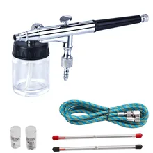 Onnfang 22cc& 7cc двойного действия Аэрограф пневматический распылитель пистолет комплект Ремесленная краска искусство электроинструменты для набор воздушных компрессоров