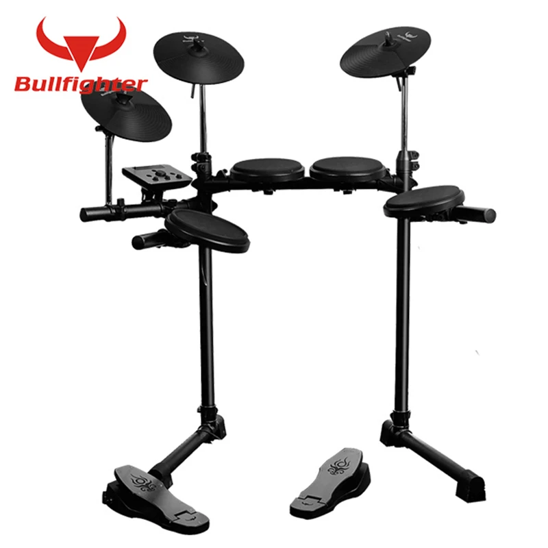 

Bullfighter X2 Electronic Drum Set Stand Percussion Music Instruments Build-in Metronome Drum Tones Accompaniment (Not speaker)