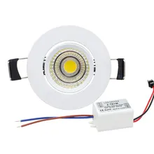10 шт./лот AC85-265V 5wled светильники dimmable удара RA80