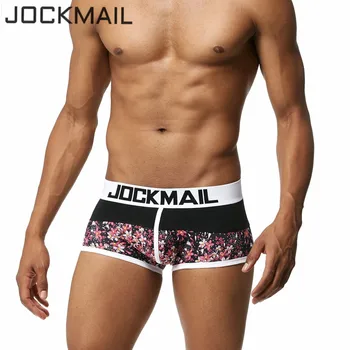 

JOCKMAIL Brand Sexy Men Underwear Boxer Shorts Mens Trunks Man Cotton Gay Underwear High Quality Home Sleepwear Underpants New