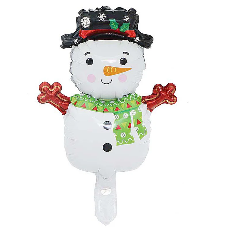 1 шт. мини-шары Санта-Клаус, дерево, снеговик, воздушные шары из фольги, рождественские вечерние украшения, детские игрушки - Цвет: Насыщенный сапфировый