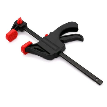 THGS Wood-Working Bar Clamp 4 Inch Quick Ratchet Release Speed Squeeze Diy Tool Color Random Hand Tools
THGS Wood-Working Bar Clamp 4 Inch Quick Ratchet Release Speed Squeeze Diy Tool Color Random Hand Tools
