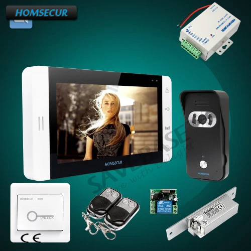 HOMSECUR 7" Wired Hands free Video&Audio Home Intercom