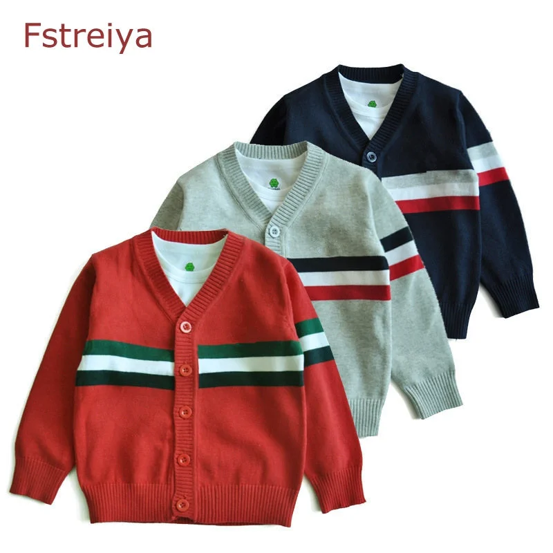 

Baby boys christmas sweater kids Striped cardigan girl autumn clothes bobo choses winter 2018 toddler boy tiny cottons clothing