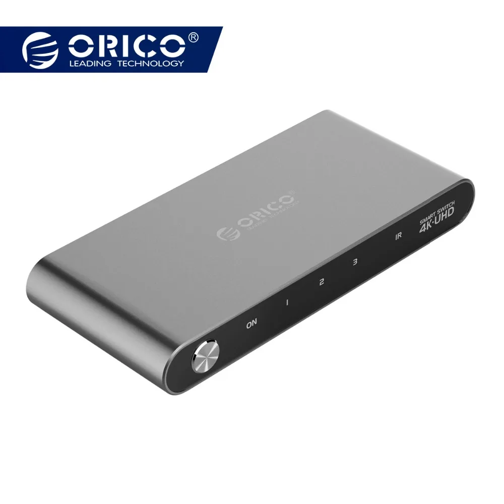 

ORICO HDMI Splitter Switch 3 Port 4K HDMI Switcher With Infrared Remote Control USB 3.0 HDMI for DVD HDTV Xbox PS3/4 Smart STB