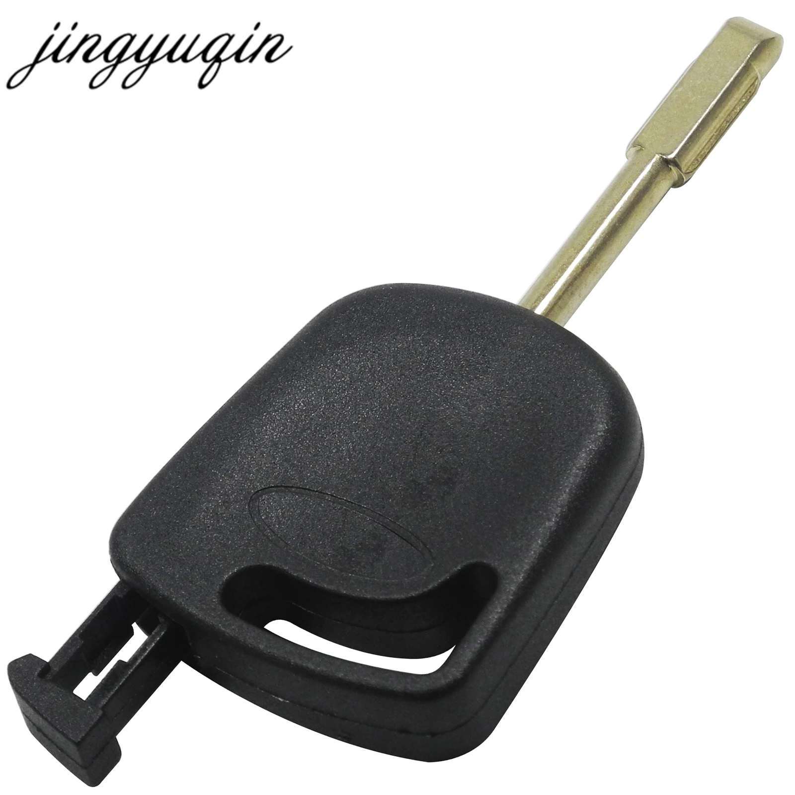

jingyuqin Transponder Key Shell For Ford Focus Mondeo KA Jaguar XJ8 Transit Connect Uncut Blank Blade No Chip