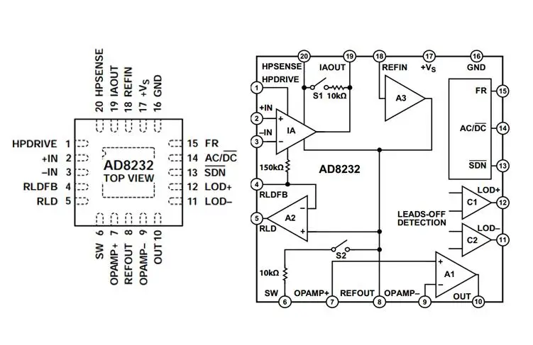 ЭКГ модуль AD8232 измерение показателей ЭКГ Пульс сердечный мониторинг сенсор модуль комплект Биоэлектрический сигнал сбора Development kit