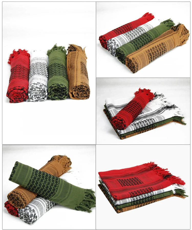 mens scarf for summer Arab Square Military Tactical Scarf Men Thicken US Soldier Army Combat Scarves Keffiyeh Shawl Veil Paintball Arabic Scarf 110cm mens dress scarf