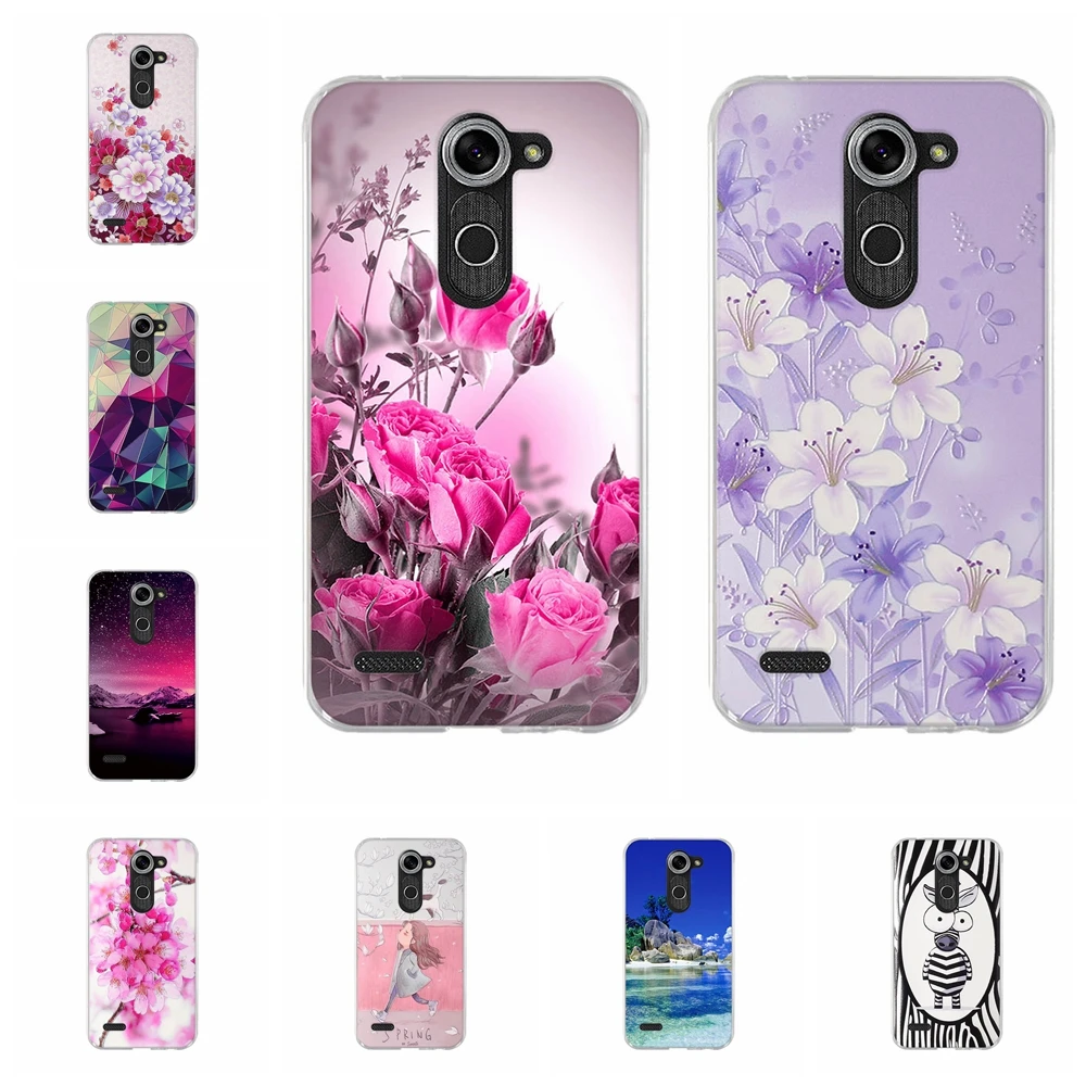3D Luxury TPU Case For LG X mach Fast K600 5.5 inch Soft Silicon Cover Back Phone Cases Shells | Мобильные телефоны и