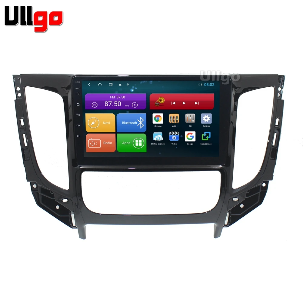 4G+ 64G Восьмиядерный " Android 8,1 автомобильный DVD gps для Mitsubishi L200 Triton+ авторадио gps головное устройство с RDS BT Mirrorlink