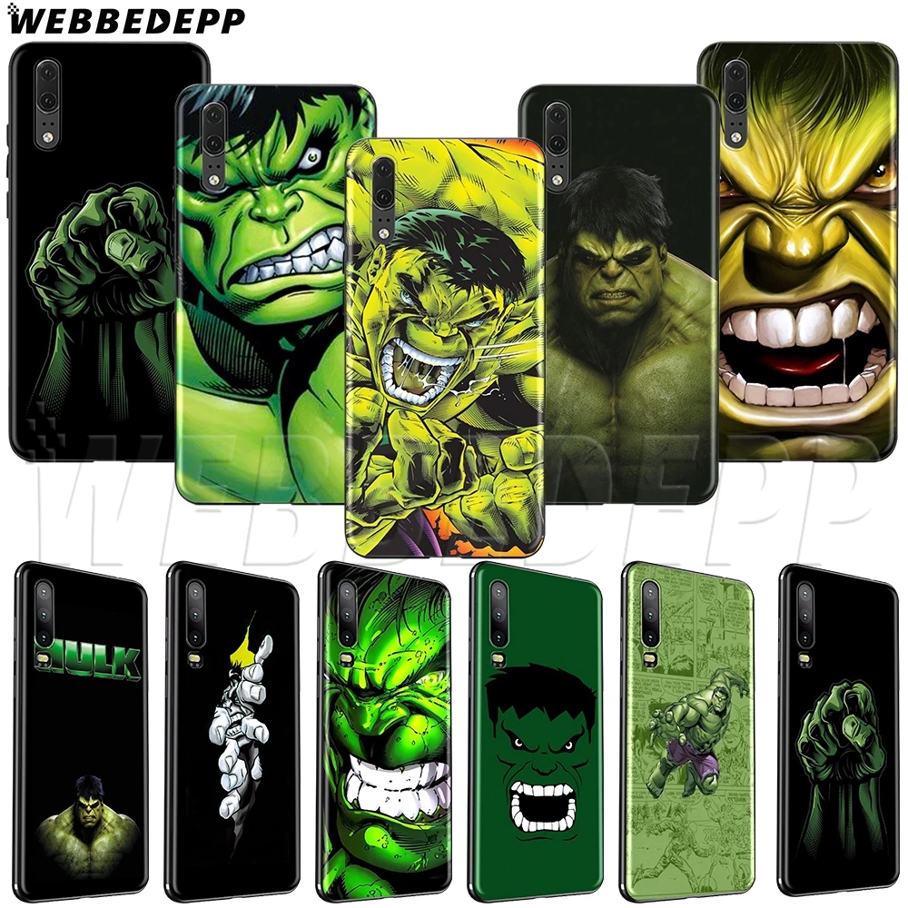 

WEBBEDEPP Marvel Hulk Robert Bruce Banner TPU soft case for Honor 6A 7A 7C 7X 8 8X 8C 9 10 Lite Pro Note