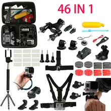 SANGER for Gopro Accessories Chest Head Strap Monopod Floating Mount for Xiaomi Yi Action Camera Go Pro Hero5 4 3+ Sjcam Sj4000
