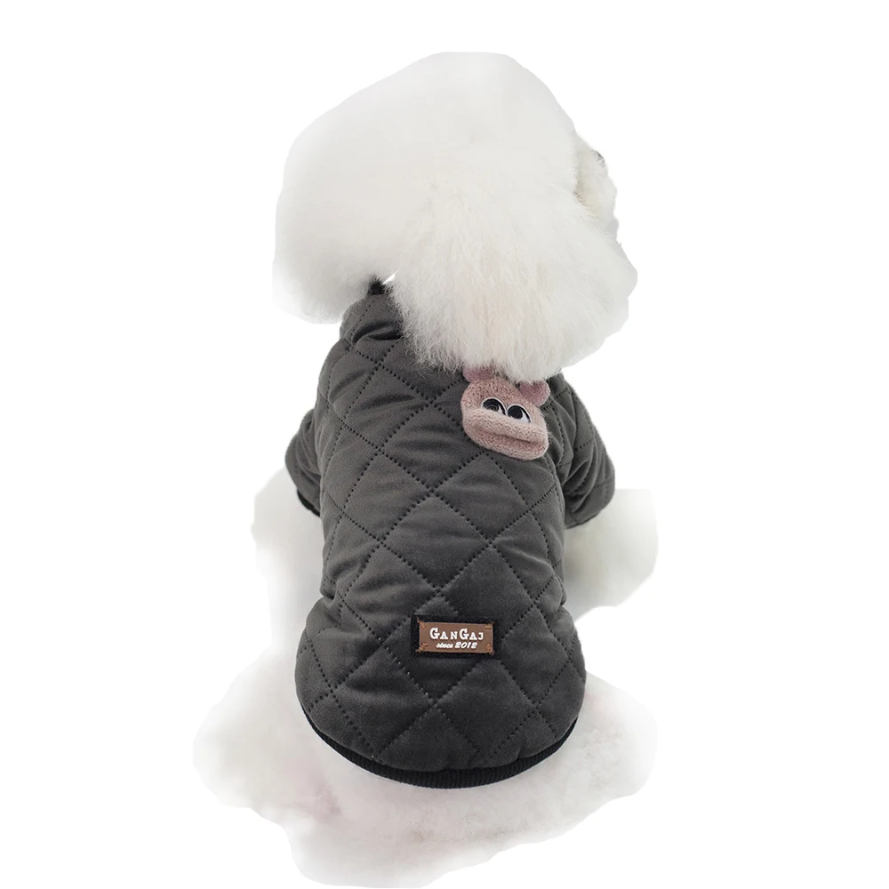 

New Fashion Casual Plaid Jacket Style Two Legs Pet Dogs Winter Coat Small Puppy Dogs Clothing Size From S To XXL