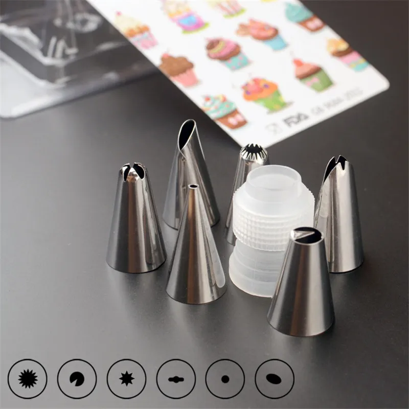 3Pcs/Set Stainless Steel Icing piping nozzles Set DIY Cream Cupcake Sugarcraft Decorating Baking Tools Free Shipping 3Pcs/Set Stainless Steel Icing piping nozzles Set DIY Cream Cupcake Sugarcraft Decorating Baking Tools Free Shipping