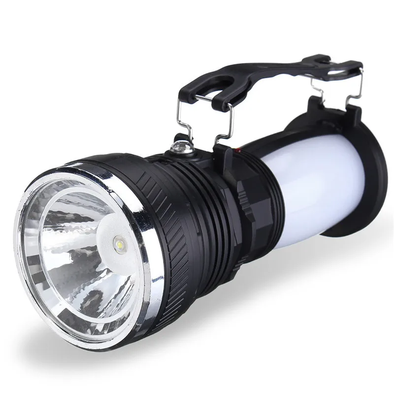Новейшие Солнечный свет фонарик USB зарядка лампы Открытый Отдых Рыбалка аварийного яркий Фонари огни факел три Освещение режимов