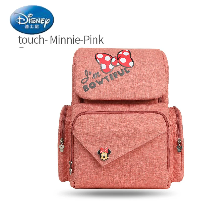 Сумка для подгузников Disney Minnie мам брендовый вместительный дорожный рюкзак мамы