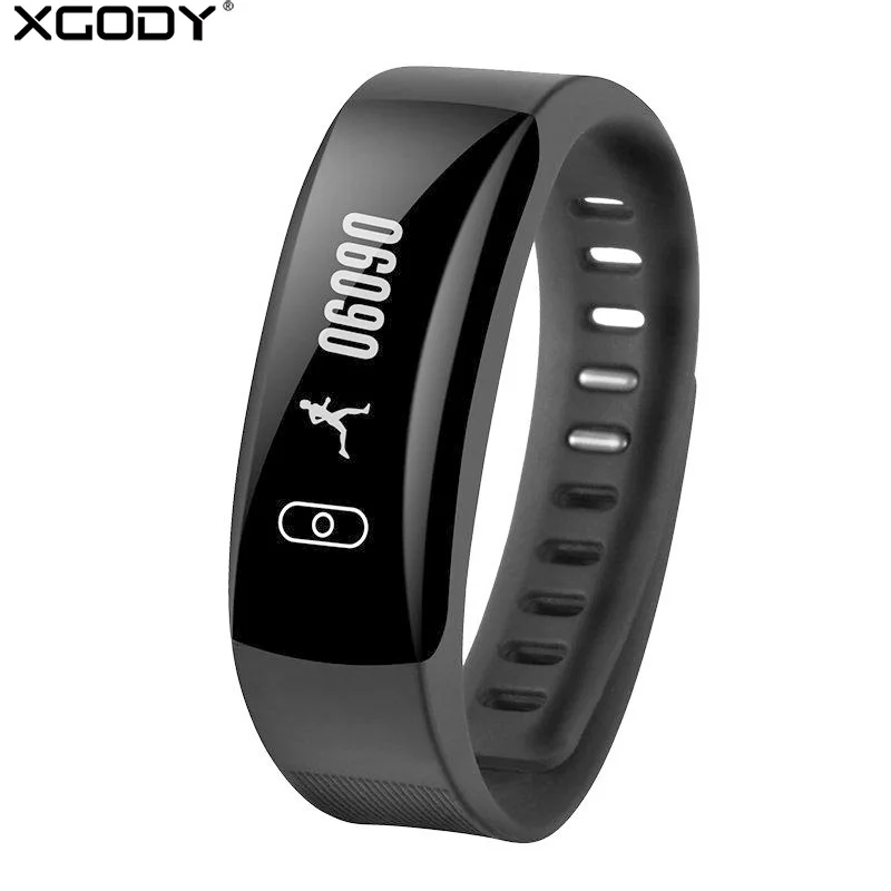 

XGODY K8 Heart Rate Monitor Smart Watch Pedometer Call Reminder Waterproof Fitness Tracker Smartwatch Slim Connect Android IOS