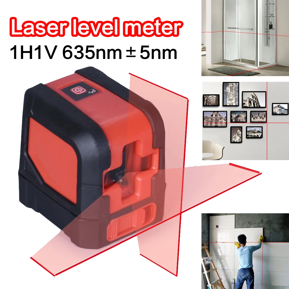 Red Mini Cross Line Laser Dustproof Laser Horizontal Vertical Layout