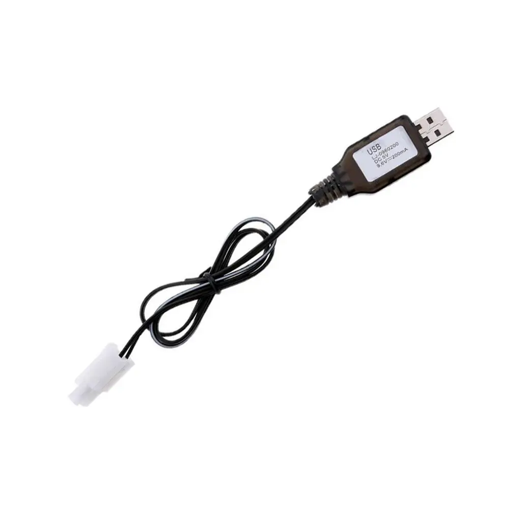 

60cm 9.6V USB to L6.2-2P RC Drone Car Toy NI-MH Battery Charging Cable