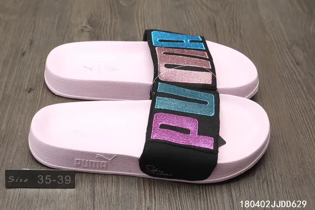pink puma slippers