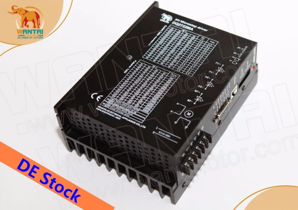 Нет тарифов для ЕС и США! Цифровой шаговый Драйвер Wantai DQ2722MA 110-220V 7.0A 300 Microsteps Match Nema