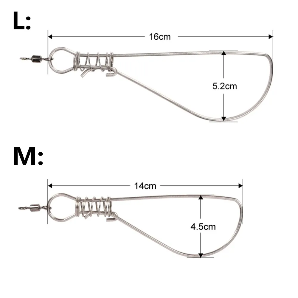 TSURINOYA 5 м/5,8 м 6 защелок Рыбная Пряжка рыболовная Пряжка замок из нержавеющей стали замок живой рыбы зонтик веревка ремень с поплавком снасти